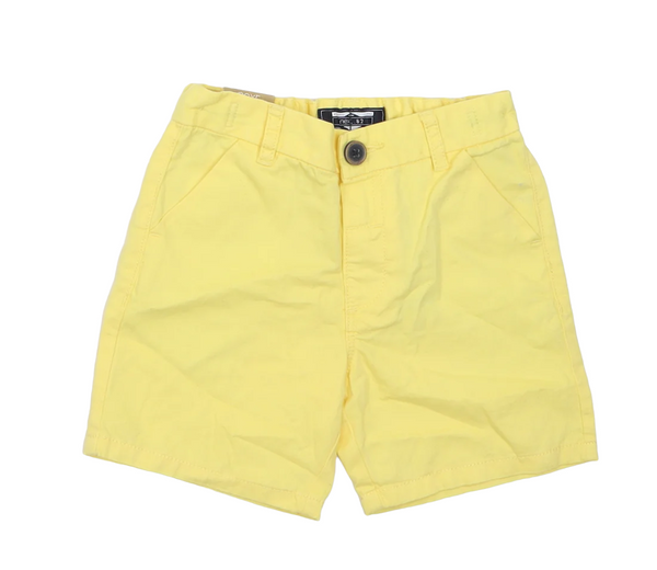 Brand New Next Yellow Chino Shorts with Adjustable Waist - Boys 3-4yrs