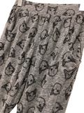 Next Grey Cat Print Casual Loungepants Trousers - Girls 10yrs