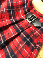 Next Wool Mix Red / Navy Buckle Winter Skirt - Girls 12-18m
