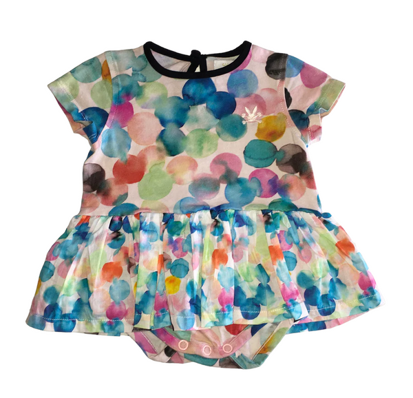 No Added Sugar Colourful S/S Baby T-Shirt Dress - Girls 6m