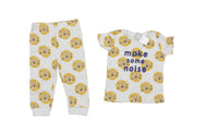 Brand New Pep & Co Make Some Noise Lion Print Pyjamas - Unisex 12-18m