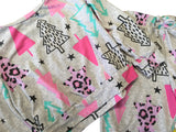 Matalan Grey Funky Tree Print L/S Pyjamas - Girls 4yrs