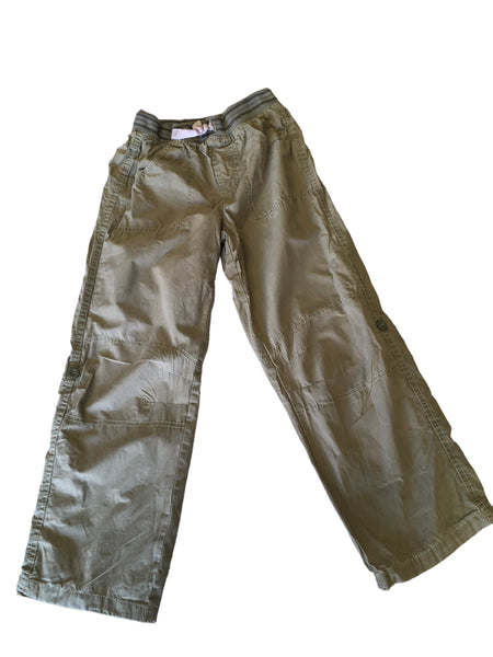 Mothercare Khaki Green Stretch Cargo Trousers - Playwear - Boys 7-8yrs