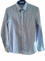 M&S Boys Pale Blue Smart Formal Style L/S Shirt - Boys 13-14yrs