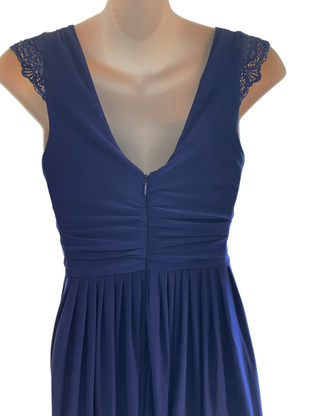 Asos Maternity Blue Evening Gown Lace Long Dress - Size Maternity UK 1 Growth Spurtz Asos Maternity Blue Evening Gown Lace Long Dress - Size Maternity UK 1 Growth Spurtz