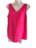 Asos Maternity Hot Pink V Neck Chiffon Strapless Top - Size Maternity UK 8