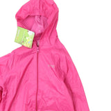 Brand New Regatta Girls Pink Stormbreak Waterproof Hooded Jacket Mac - Girls 13yrs