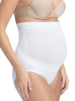 RelaxMaternity White 5100 Over Bump Maternity Briefs - Size Maternity M UK 10-12