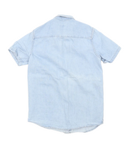 Brand New River Island Light Blue Denim Shirt with Bee Motif - Boys 9-10yrs