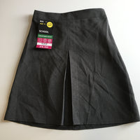 Brand New BHS Girls Grey School Skirt with Adjustable Waist - Girls 11yrs
