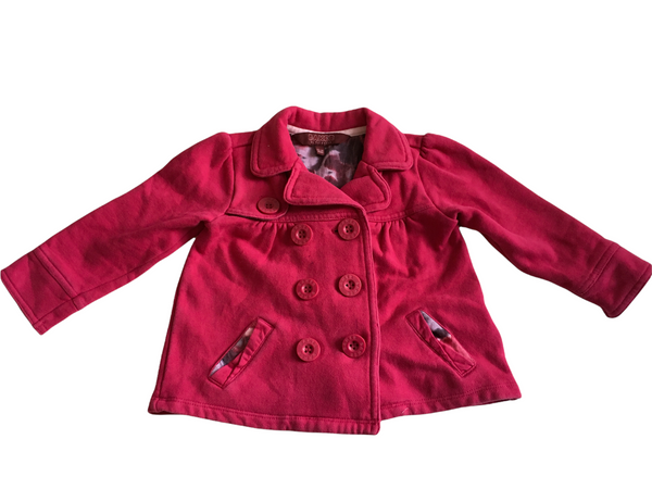 Ted Baker Cerise Pink Jersey Jacket - Girls 12-18m