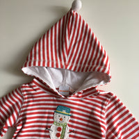 Bluezoo Baby My 1st Christmas Hoodie and Trousers Red Outfit - Unisex 3-6m