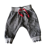 Mothercare Grey/White Joggers with Red Waist Tie - Boys 1-3m