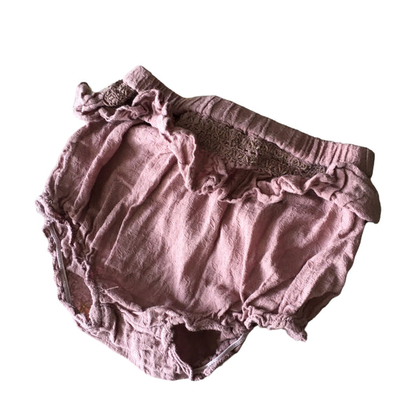 Mamas & Papas Purple 100% Cotton Nappy Pants - Girls 0-3m