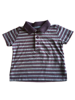 Matalan Purple/Blue/Grey S/S Polo Shirt - Boys 3-6m