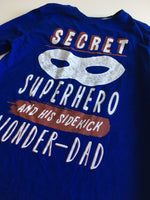 Primark Blue Secret Superhero L/S Top - Boys 6-7yrs