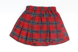 Tu Tartan Checked Wool Mix A Line Skirt - Girls 7yrs