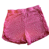 George Spotty Pink Stretch Shorts - Girls 4-5yrs