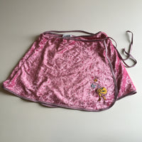 Warner Bros Studio Pink Crushed Velvet Tweetie Pie Wrap Skirt - Girls 7-8yrs