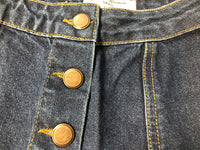 New Look 915 Generation Indigo Blue Button Front Denim Skirt - Girls 7yrs