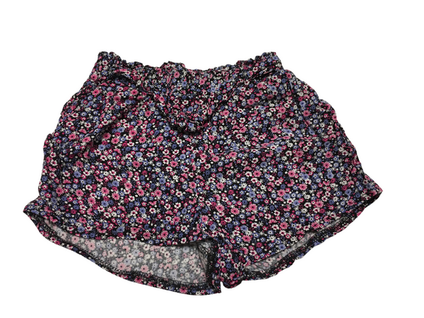 Primark Pink/Purple Ditzy Floral Stretch Waist Shorts - Girls 2-3yrs