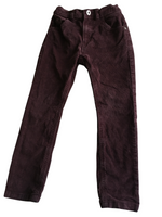 Tu Boys Chocolate Brown Corduroy Trousers with Adjustable Waist - Boys 5yrs