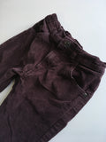 Tu Boys Chocolate Brown Corduroy Trousers with Adjustable Waist - Boys 5yrs