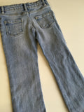 River Island Blue Stonewashed RVR Silver Frayed Jeans - Girls 3-4yrs