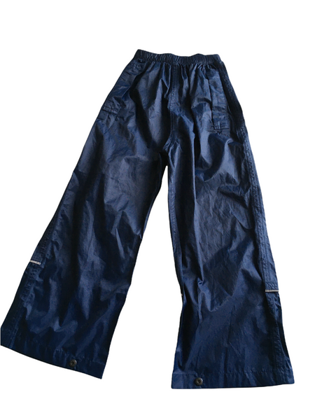 Regatta Navy Blue Waterproof Over Trousers Coveralls with Elasticated Waist - Boys 3-4yrs