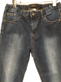 River Island Dark Blue Slim Fit Jeans with Adjustable Waist - Boys 11yrs