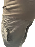 H&M Mama Grey Khaki Over Bump Cotton Utility Trousers - Size Maternity S UK 8-10