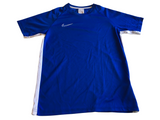 Nike Dri-Fit Boys Royal Blue & White Sports Top S/S T-Shirt - Boys 13-15yrs