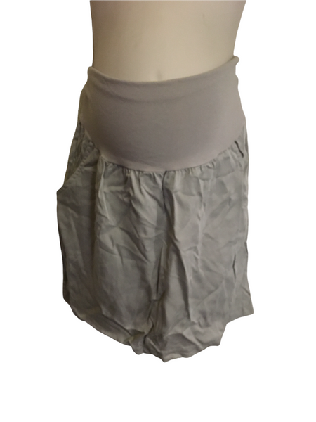 Future Mom Light Grey Over Bump Lyocell Maternity Skirt - Size Maternity UK 12-14