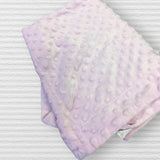 Special Delivery Pink Textured Polyester Baby Blanket - Girls One Size