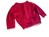 Baker Baby by Ted Baker Fuschia Pink Soft Bow Cardigan - Girls 0-3m