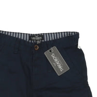Brand New Threadboys Kris Cotton Navy Blue Shorts - Boys 9-10yrs