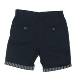 Brand New Threadboys Kris Cotton Navy Blue Shorts - Boys 9-10yrs