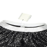 Brand New Tu Girls Black & Silver Netted Tutu Party Skirt - Girls 4yrs