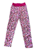 Primark Cares Pink Striking Print Girls Sports Leggings - Girls 10-11yrs