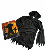 Horror Robe with Hood Halloween Fancy Dress Costume - Unisex 5-6yrs