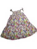 F&F Unicorn Print Strappy Summer Dress - Playwear - Girls 3-4yrs
