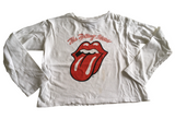 MNG The Rolling Stones White L/S Top - Playwear Girls 7-8yrs
