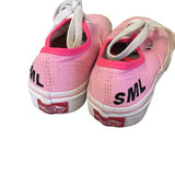 Vans Pink Authentic Girls Low Top Pumps Trainers Lace Up - Girls Size UK 12 EUR 30