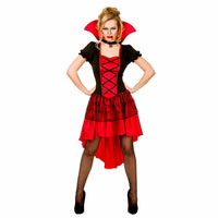 Wicked Costumes Ladies Vampiress Halloween Fancy Dress Outfit - Adults L UK 18-20