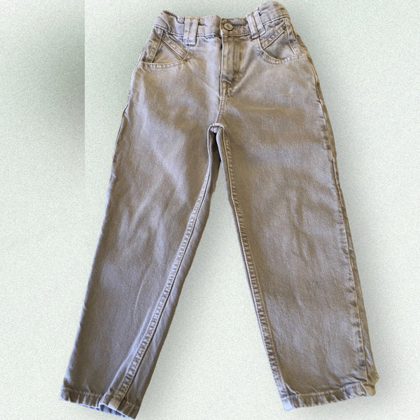 Zara Girls Brown Classic Style Stretch Waist Jeans - Girls 6yrs