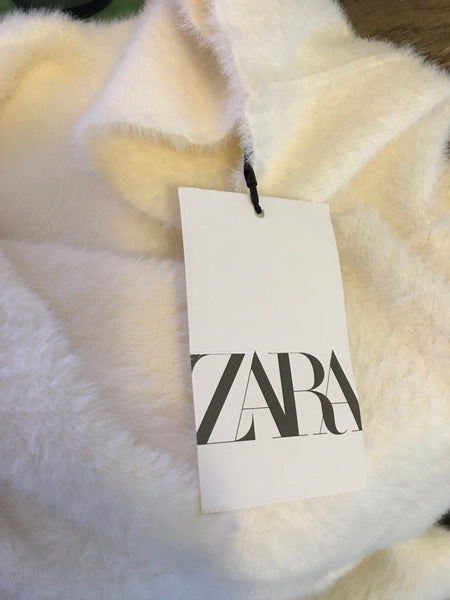 Faux fur jumper zara shop