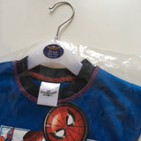 Brand New Marvel Spiderman Homecoming Official Boys L/S Blue/Navy Pyjamas - Boys 4-5yrs