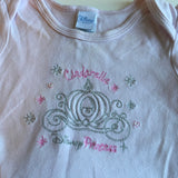 Disney Baby Girls Cinderella Pink Tutu Dress with integrated Bodysuit - Girls 3-6m