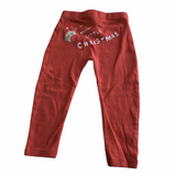 M&S Merry Little Christmas Robin Print Stretch Trousers - Unisex 12-18m