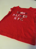 Tommy Hilfiger Baby Girls Red NYC S/S Top - Girls 6-9m
